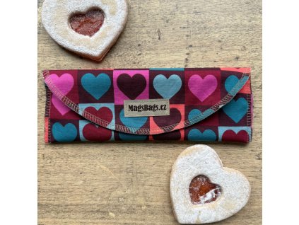 jednorohlíkovka, barevná srdce MagsBags.cz