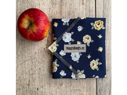 Svačinový ubrousek - modré anglické růže Magsbags.cz