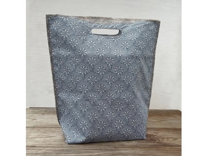Obědová taška modré květy MagsBags.cz