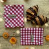 Sada malé kapsy a ubrousku, červenobílá kostička Magsbags.cz