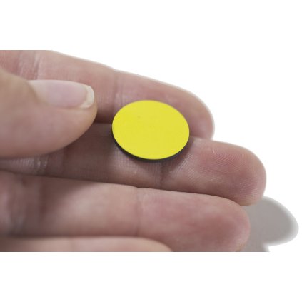 1021 vyrez z magneticke folie pr 15 mm zluty