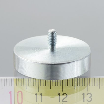 1132 magneticka cocka se stopkou pr 32 x vyska 7 mm s vnejsim zavitem m4 delka zavitu 8 mm