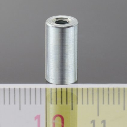 1564 magneticka cocka valcova pr 6 x vyska 11 5 mm s vnitrnim zavitem m3 delka zavitu 7 mm