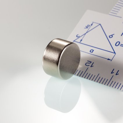 Neodymový magnet válec pr.13x7 N 80 °C, VMM4-N30 (Počet kusů 1 ks)