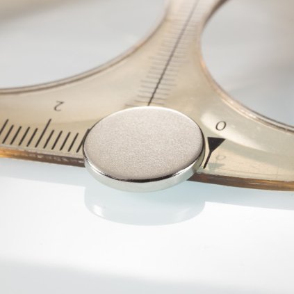 Neodymový magnet válec pr.14x2 N 80 °C, VMM5-N38 (Počet kusů 1 ks)
