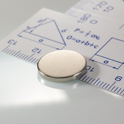 Neodymový magnet válec pr.15x2 N 80 °C, VMM4-N35 (Počet kusů 1 ks)