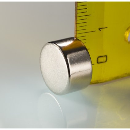 Neodymový magnet válec pr.15x8 N 80 °C, VMM7-N42 (Počet kusů 1 ks)