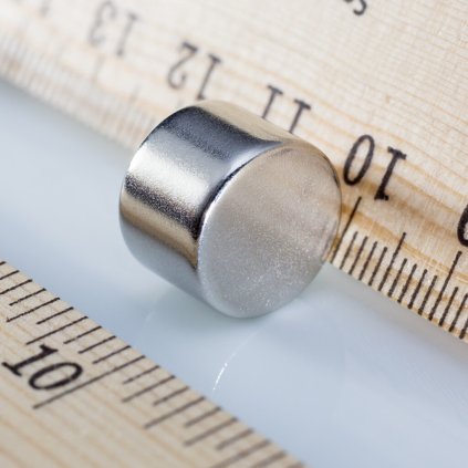 Neodymový magnet válec pr.13x9 N 80 °C, VMM7-N42 (Počet kusů 1 ks)