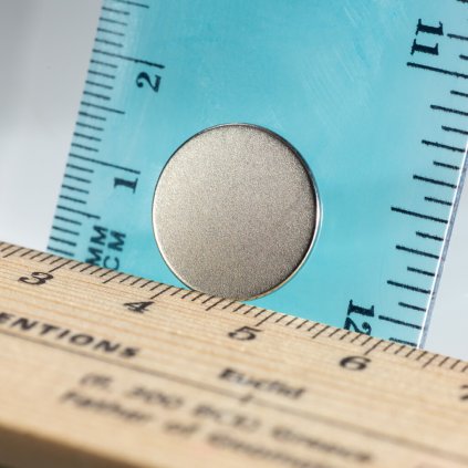 Neodymový magnet válec pr.16x1 N 80 °C, VMM7-N42 (Počet kusů 1 ks)