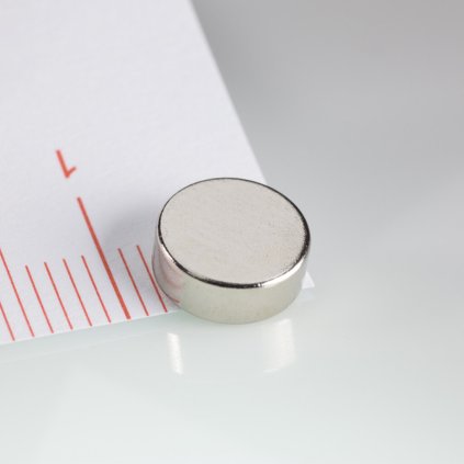 Neodymový magnet válec pr.8x3 N 80 °C, VMM8-N45 (Počet kusů 1 ks)