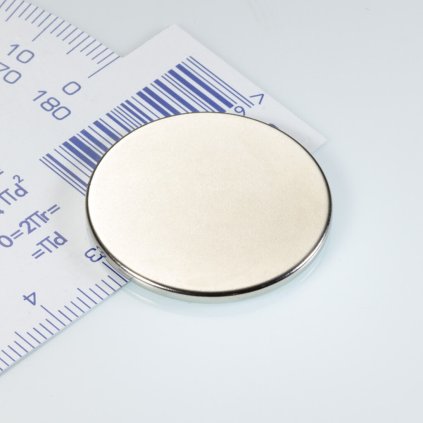 Neodymový magnet válec pr.30x2 N 80 °C, VMM5-N38 (Počet kusů 1 ks)