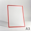 Magnetická kapsa A3 s červeným rámečkem (Počet kusů 1 ks)