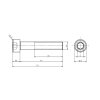 5671 1 nerezovy sroub m8x45 valcova hlava inbus