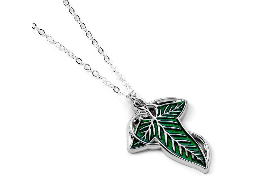 5055583452178 Náhrdelník Lorienský lístek, Pán prstenů