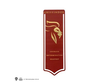 1861 Záložka kovová Nebelvír Harry Potter 1