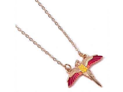 2252 Náhrdelník Fénix rose gold Harry Potter 1