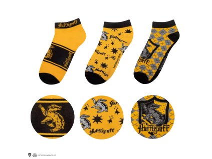 2798 Sada ponožek kotníkové Mrzimor 3 ks Harry Potter 1