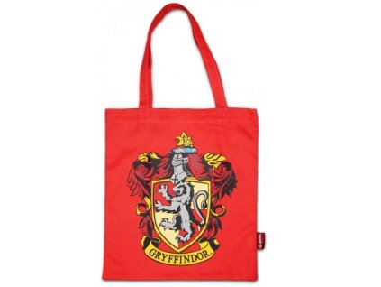 2893 Nákupní taška látková Nebelvír (pevnější, Half Moon Bay), Harry Potter