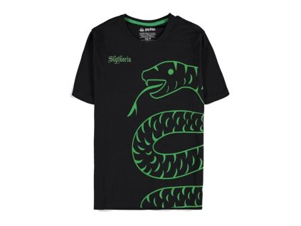 7265 Tričko dámské s hadem, Zmijozel, Harry Potter