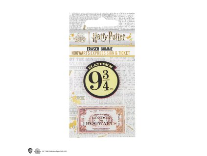 8592 Gumy 2 ks nástupiště jízdenka Harry Potter
