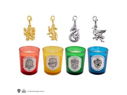8486 Set 4 svíčky 4 kolejní přívěsky a náramek Harry Potter 1