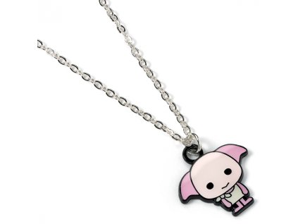2202 Náhrdelník chibi Dobby stříbrný HP 1