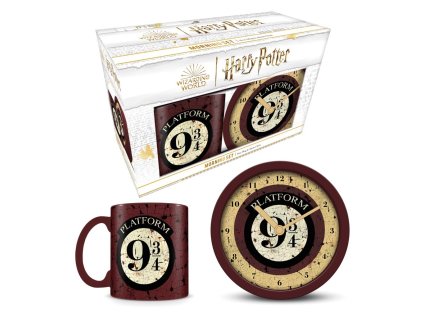 7106 Dárkový set hrnek a budík Nástupiště 9 a 3 4, Harry Potter