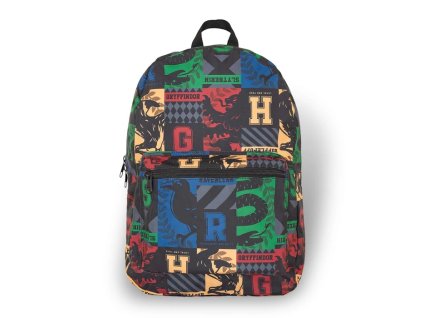 7084 Batoh černý s barevnými kolejními symboly Harry Potter 1.jpg