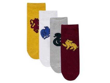 7573 2 ponozky kotnikove jednobarevne s kolejnimi zviraty