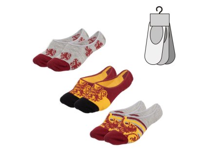 6850 Ponožky nízké, 3 páry, Nebelvír