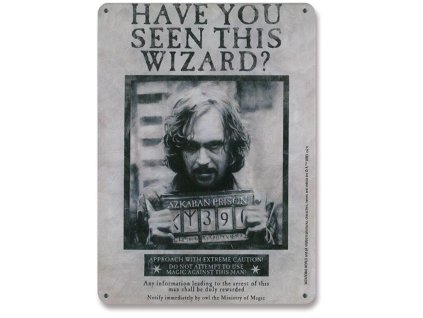 11332 Plechová cedule HP, Sirius Black