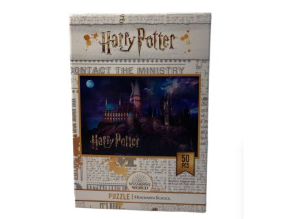 Mini puzzle Harry Potter Bradavice hrad