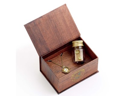 2185 Dárková krabička Obraceč času náušnice+náhrdelník, HP