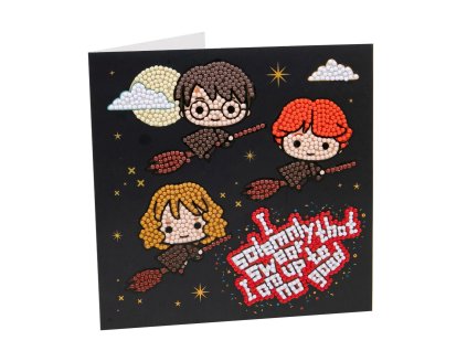 harry potter crystal Art pohlednice litani (1)