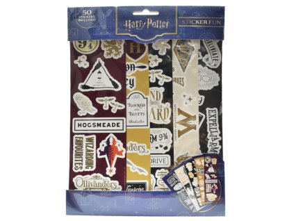 370 Samolepky Stickerfun, Magical locations, Harry Potter