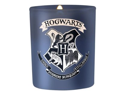 Svíčka Hogwarts modrá