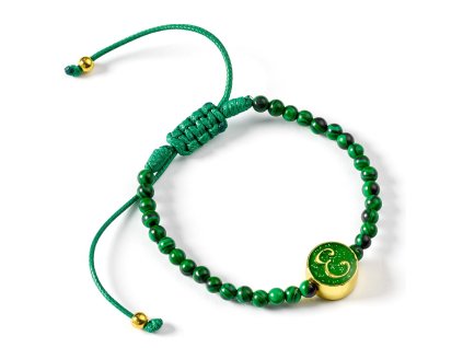5055583461507 Náramek přátelství Elphaba ze zeleného malachitu, Wicked