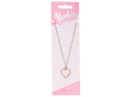 5055583451966 Náhrdelník se srdíčkem a krystalem, Barbie
