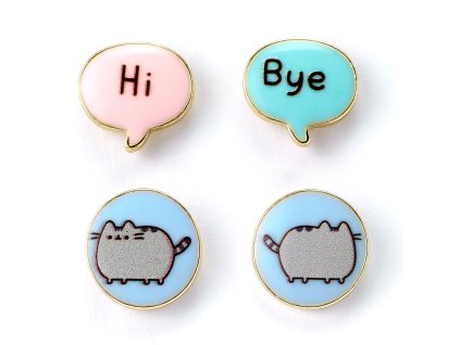 5055583453328 Sada náušnic "Hi, Bye", Pusheen