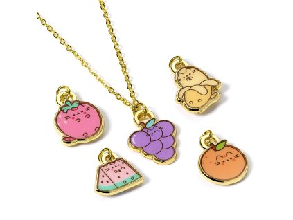 5055583461828 Sada náhrdelníků s ovocem, Pusheen