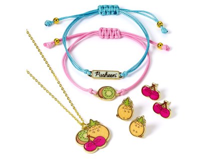 5055583461804 Sada šperků s ovocem, Pusheen