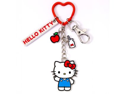 5055583480348 Přívěsek na klíče s ozdobami, Hello Kitty