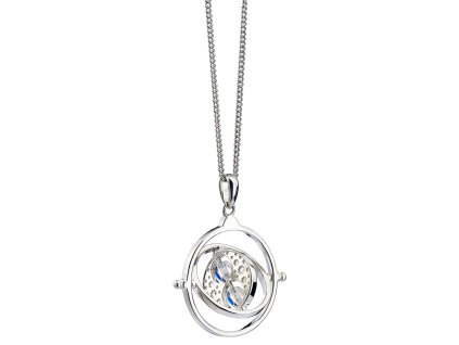 5055583411649 Náhrdelník stříbrný s křišťály, Obraceč času, Harry Potter