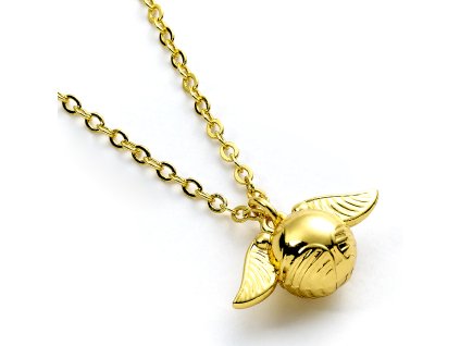 5055583461859 Náhrdelník Zlatonka, zlatý, Harry Potter
