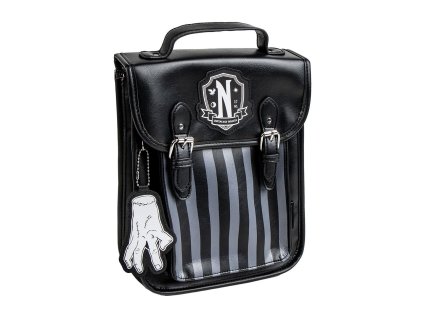 Batoh černý s přezkami, Wednesday