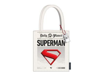 Látková taška bílá, Superman