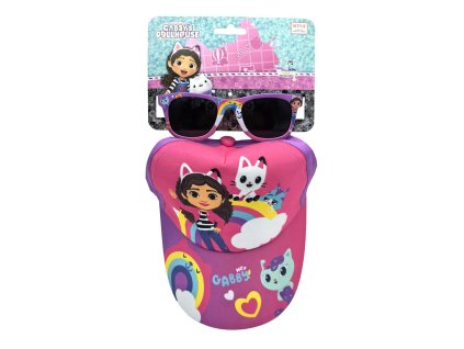 Sada kšiltovka a sluneční brýle, Gábinin kouzelný domek