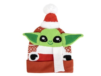Vánoční čepice s Yodou, Mandalorian