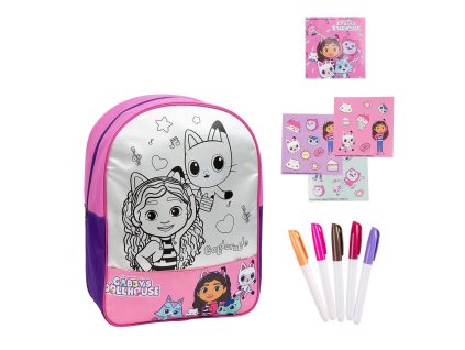 Sada pro dotvoření batohu s příslušenstvím, Gábinin kouzelný domek