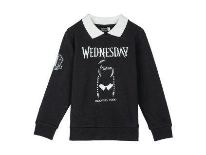 SWEATSHIRT COTTON BRUSHED WEDNESDAY (Velikost 14 let)